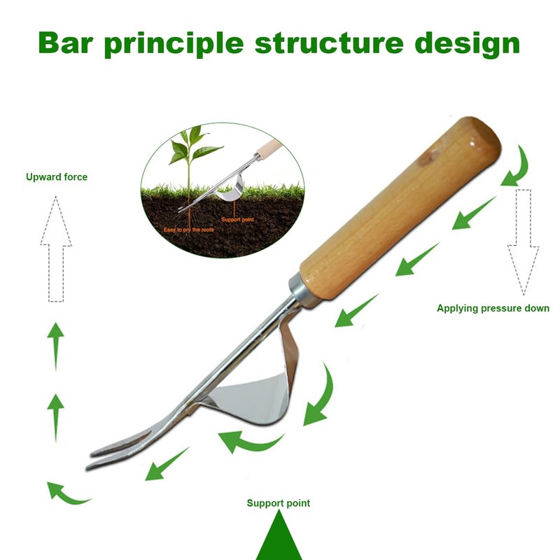 JINHENB Hand Weed Remover Tool,Weeding Tools For Garden,Stainless Steel Weed