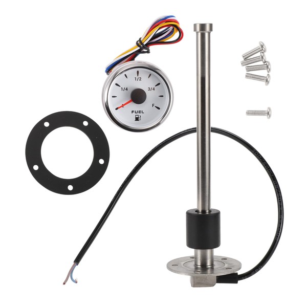 A ABSOPRO Fuel Sending Unit and Gauge Kit 8.5" Length