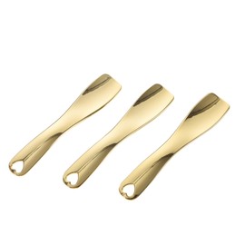 FOMIYES 3pcs Makeup Spoon Eye Massager Zinc Spoon for Face and Eye Beauty Treatment Tool