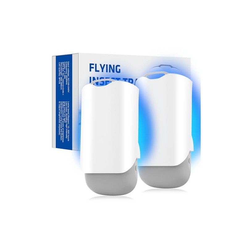 Gideal Flying Insect Trap Indoor Plug in Bug Light Catcher