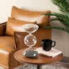 60-Minute Tri-Layer Design Hourglasses Timer - Glitzhome Hand-Blown Sand Clock