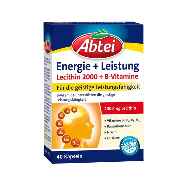 Abbey Lecitin 2000 Plus B Vitamins, 1 Pack