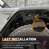 Front & Rear Fender Liner Fender Trim Extension Protector for