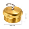 PATIKIL 5pcs 20mm Diameter Fishing Rod End Cup Copper Plated