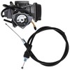 NICHE Carburetor Throttle Cable Kit For Yamaha Raptor 350 YFM350