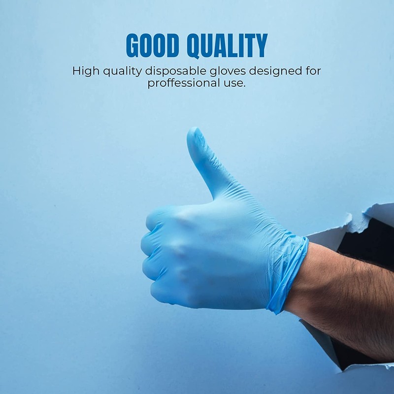 PANKTI Surgicals Powder Free Nitrile Gloves, Food Grade, Hand Disposable