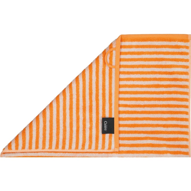 Cawö Home Hand Towels Campus Ringel 955 Mandarin - 33