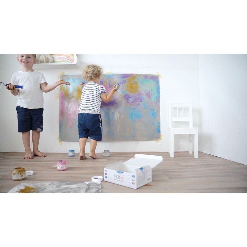 KREUL 2318, Mucki Fingerpaint Scintillante, 4 x 150 ml in