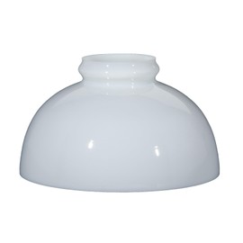 B&P Lamp® 10 Inch Diamter Opal Glass Student Lamp Shade With Low Top Design