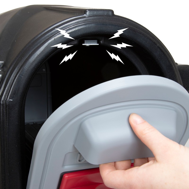 Simplay3 Classic Plastic Residential Mailbox & Post Mount Combo Kit