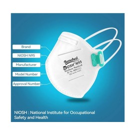 Benehal NIOSH Approved N95 Mask Particulate Respirators Individually Wrapped  30pc