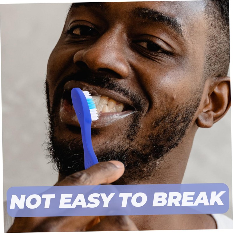 KOMBIUDA 10pcs Mini Toothbrushes Set Portable Prison Toothbrushes for Sensitive
