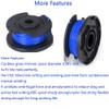 CDIYTOOL Grass Trimmer Replacement Spools AC14RL3A Replacement Spool Thread Spool