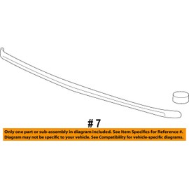 Genuine GM 20963700 Hood Molding, Front