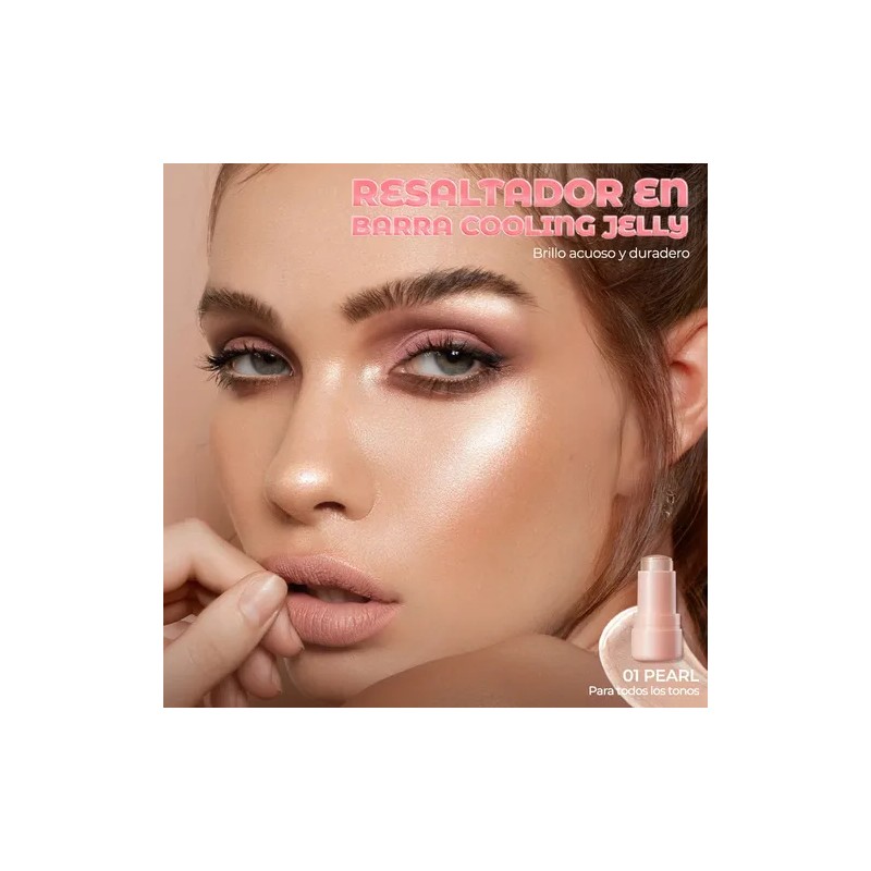 Iluminador Jelly Gel Glitter Glow Cara Brillo Larga Duracion