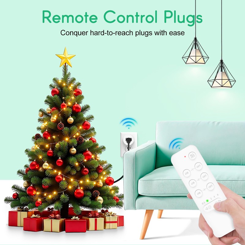 NineLeaf Remote Control Outlets, Wireless Remote Control Outlet, Remote Control