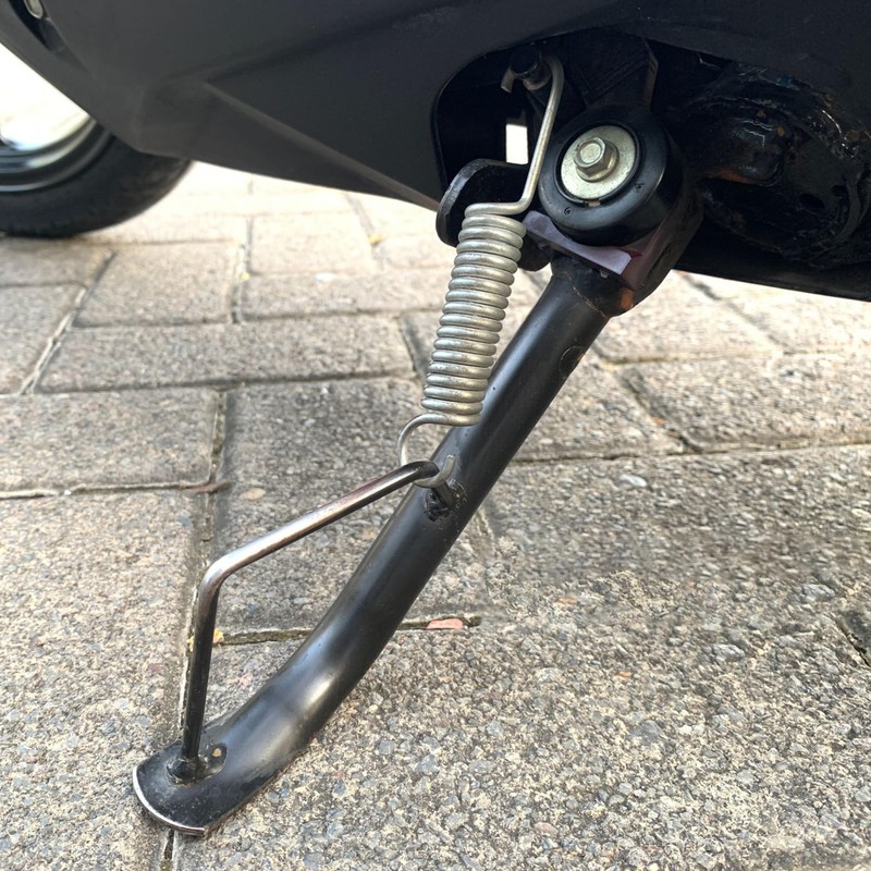 6 Pcs Silver Metal Motorcycle Side Kickstand Springs Universal Steel