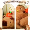 Capybara Plush, Capybara Stuffed Animal with Cute Turtle Backpack, Capybara