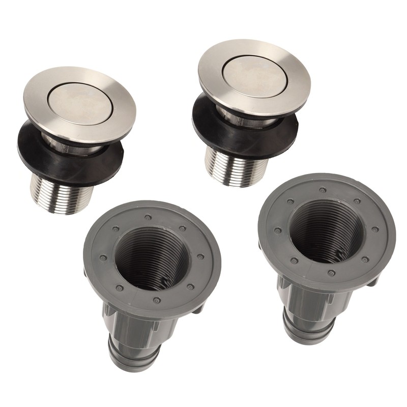 2 Pcs Bathroom Sink Stopper Stainless Steel Wash Basin Drain