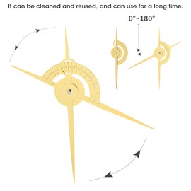 Eyebrow Stencil Ruler, Tattooing Eyebrow Drawing Tool Three‑Point Positioning Eyebrow Guide Balance Measure Ruler Stencil DIY Measure Tools Accessory for Artist Eyebrow