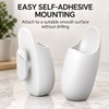 2-Pack Self-Adhesive Silicone Rice Paddle Holders – Wall-Mounted Kitchen Utensil