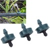 Uadme Adjustable Micro Drippers,100Pcs 8L Pressure Compensating Dripper,4/7 Hose Horticultural