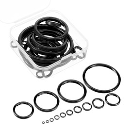 Alrhso 28 Pcs Fishing Rod Eyelet Repair Kit 14 Sizes Ceramic Guide Ring Replacement Kit Fishing Rod Repair Accessories