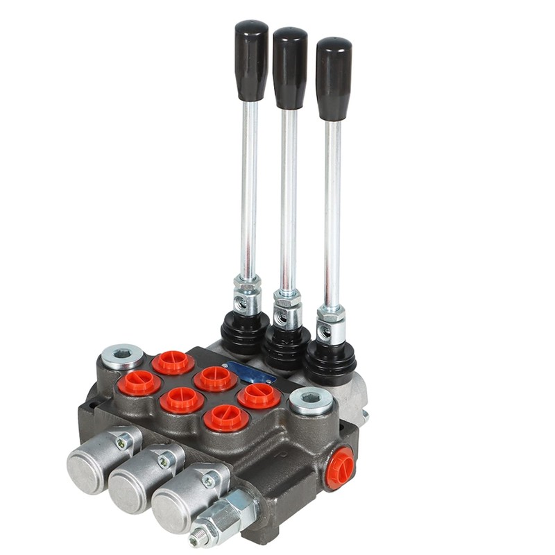 Timunr 3 Spool 13GPM Hydraulic Directional Control Valve, 3600PSI BSPP