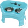 Neater Feeder Deluxe with Leg Extensions (Medium, Aquamarine)