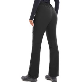 Heathyoga Snow Ski Pants Women Waterproof Softshell Insulated Fleece Lined Snowboard Pants Hiking Pants for Winter Outdoor