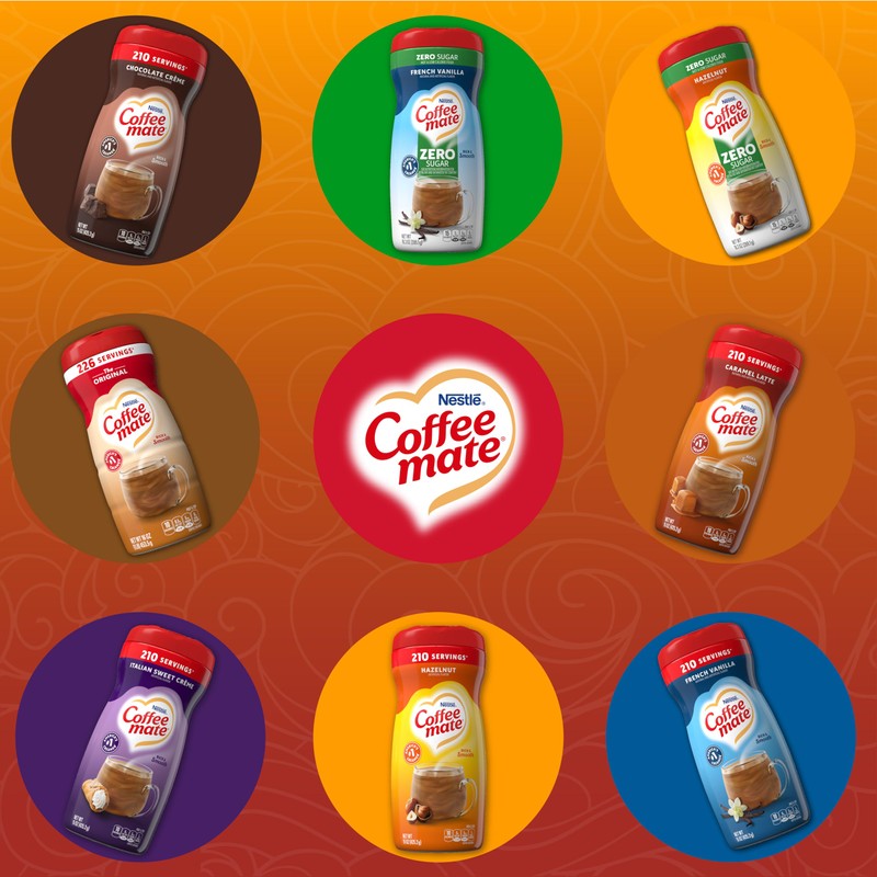 Coffee-mate Cafe Collection Caramel Macchiato, 15 Ounce (Pack of 6)