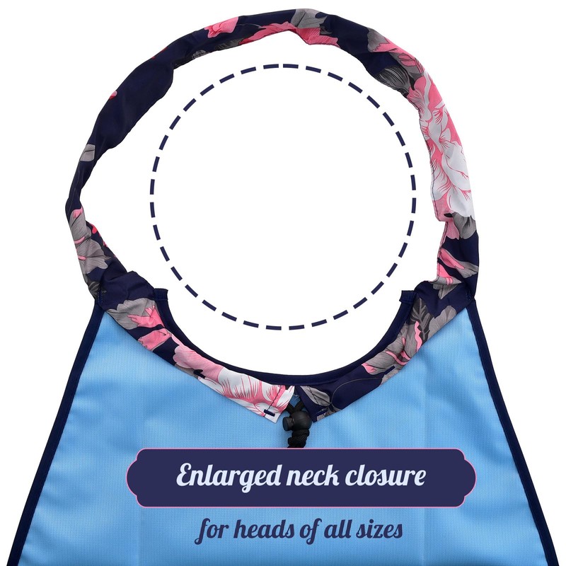 Celley Adult Bibs (3-Pack), Gift for Elderly, Reusable and Washable