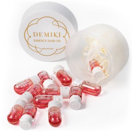 DEMIKI Perfume & Oil 2 in 1 & Shining Hair Oil For Frizzy, Hair Perfume Oil Mini, Treval Hair Perfume for Women, Long Lasting, Hair Oil for Frizzy Hair, Rose Scent,12 PCS