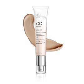 Lise Watier CC Crème Colour Corrector Multi-Perfecting Moisturizer SPF 25, Neutral/Neutre, Hydrating Lightweight Texture, Self-Adjusting Pigments, All Skin Types, 40 mL