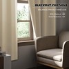 KGORGE Small Window Curtains Blackout Privacy Solid Thermal Insulating Rod