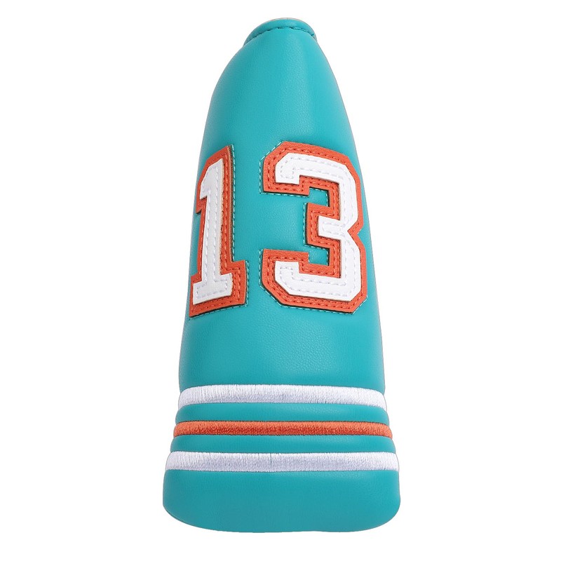 SHABIER Cyan Golf Putter Cover with NO.13 Design Headcover for