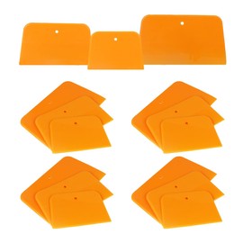 Car Body Filler Spreaders, 4, 5, & 6 Inch Automotive Body Fillers Reusable Hard Plastic Spreaders, for Applying Fillers, Putties, Glazes, Caulks and Paint (15 Pack)