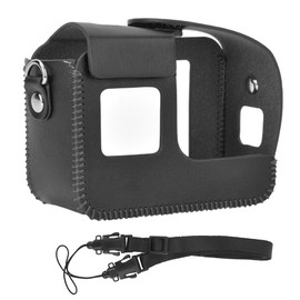 TELESIN PU Leather Handmade Vintage Protective Case Cover Accessory for Gopro hero8 Sports Camera