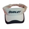 Dudley Dudley White Visor with Blue Trim