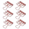 19mm 80pcs Binder Clips Strong Clamping Force Metal Hollow Tail