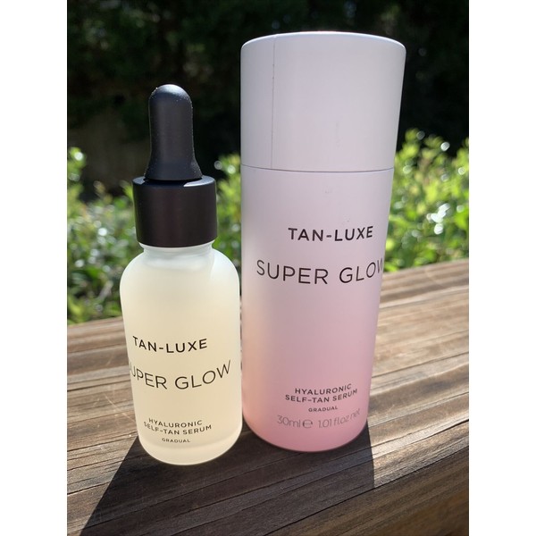 Tan-Luxe Super Glow Hyaluronic Self-Tan Serum,(Gradual) 1.01 oz. FULL SIZE NEW