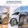 Snow Chains, Emergency Anti-Skid Tire Chains for SUV, Cars, Sedan,