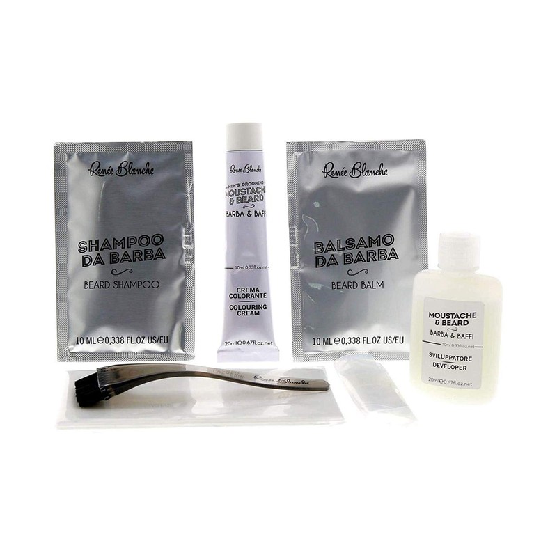 Renée Blanche Colouring Beard and Moustache Men's Care Black (Light