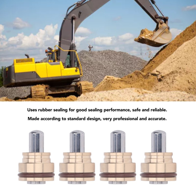 4Pcs Joystick Button Control Valve Excavator Accessory Set Kit for