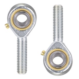 TA-VIGOR 2Pcs 8mm Spherical Rod End Bearing POS8 M8x1.25 Male Thread Right Hand Joint Bearing for End Supports Mounts Hydraulic Cylinders Machinery Applications