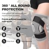 Knee Brace 2 Pack Knee Support for Men Women Elastic