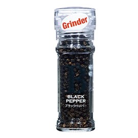 Asahi Asahi Black Pepper with Mill, 3.9 oz (110 g)
