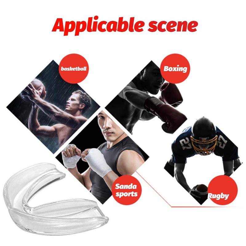 Lulyl Protective measures for athletics mouth rubber shielding for sports,