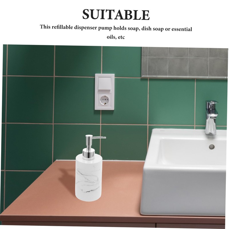 Ciieeo Bottled Shower Gel Shampoo Press Pump with Pump Resin