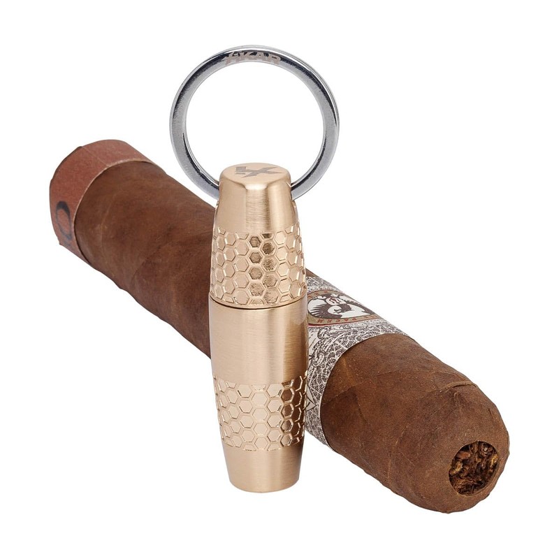 XIkar 10mm Cigar Punch Cutter, Gold